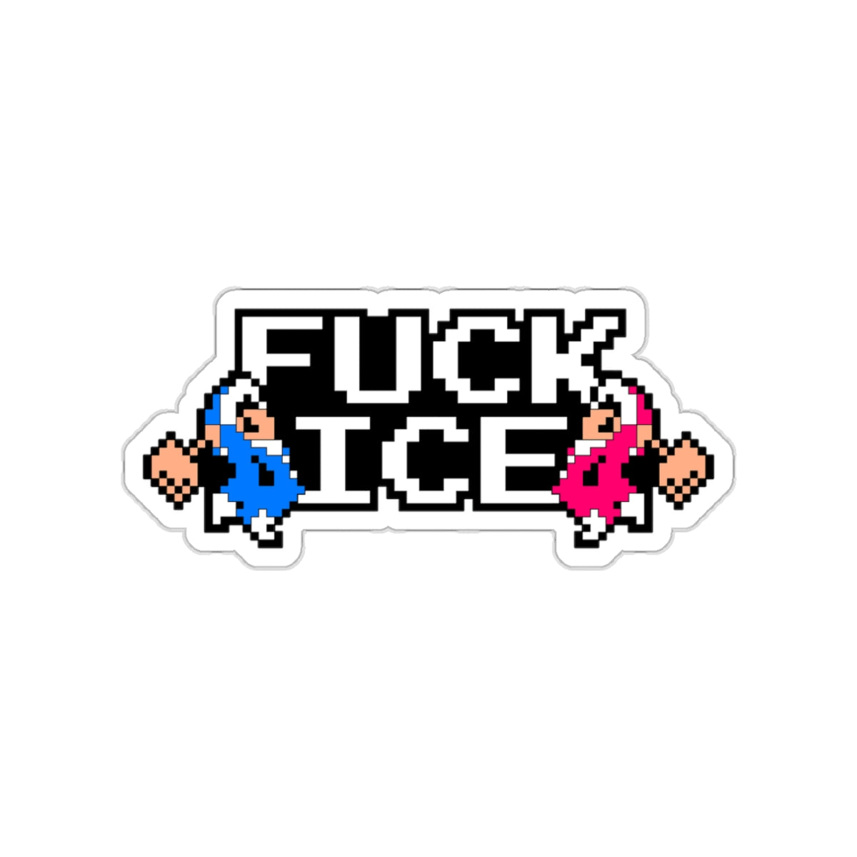 Eff ICE Climber vinyl sticker