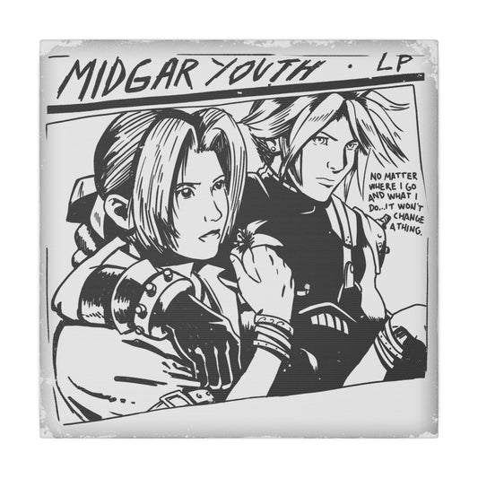 Midgar Youth 12" X 12" canvas print