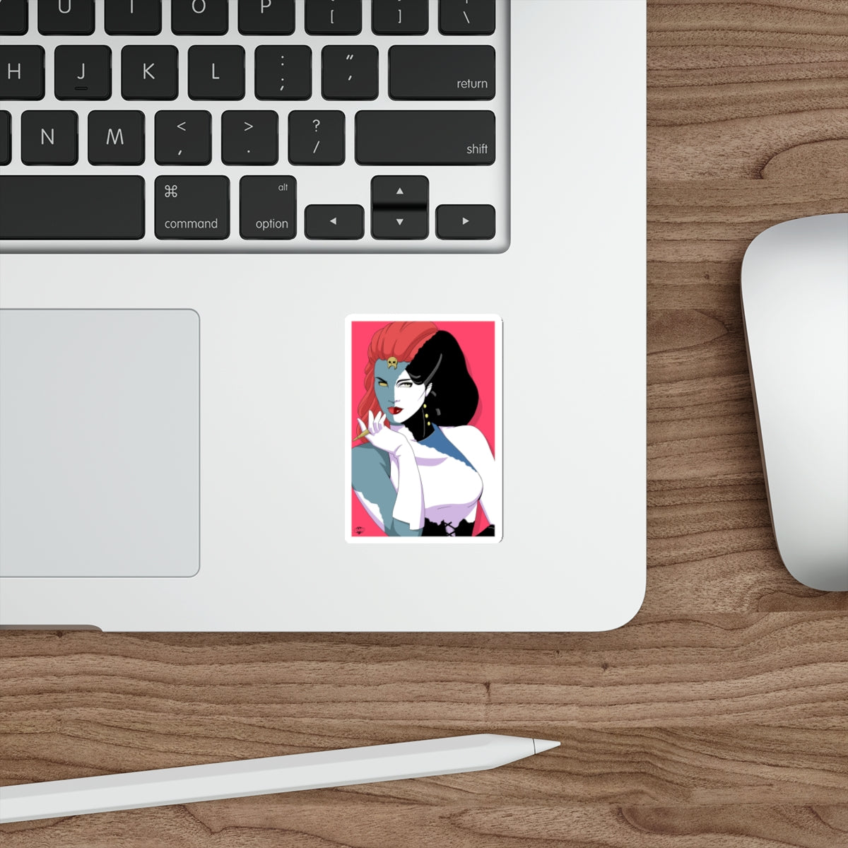 Shape Shiftin' vinyl sticker
