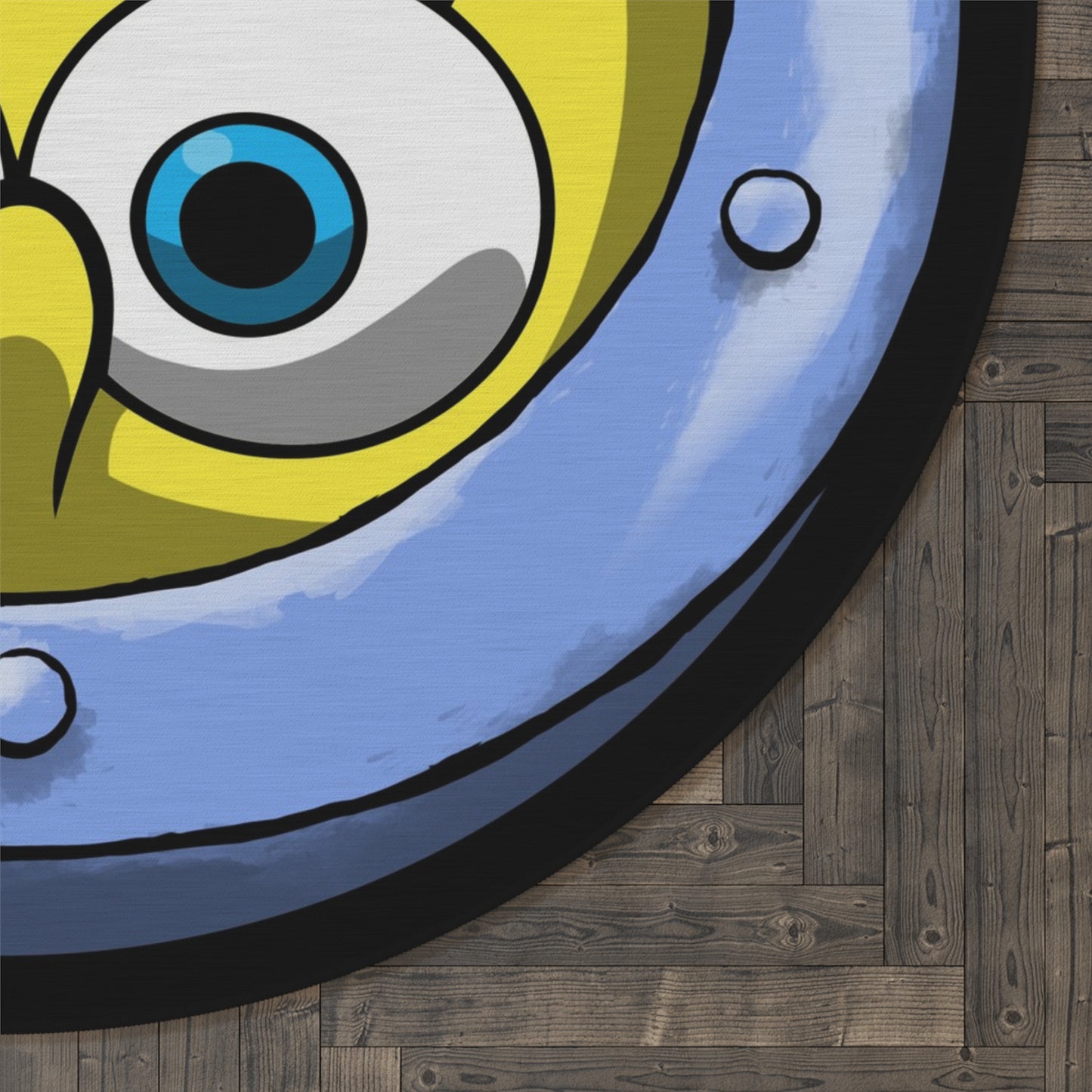 Indoors round rug