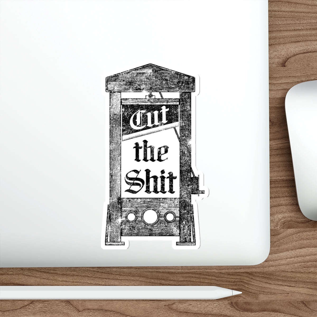 Cut the Shi*t vinyl sticker