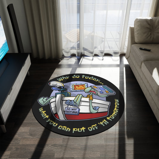 ProKRUSTination round rug