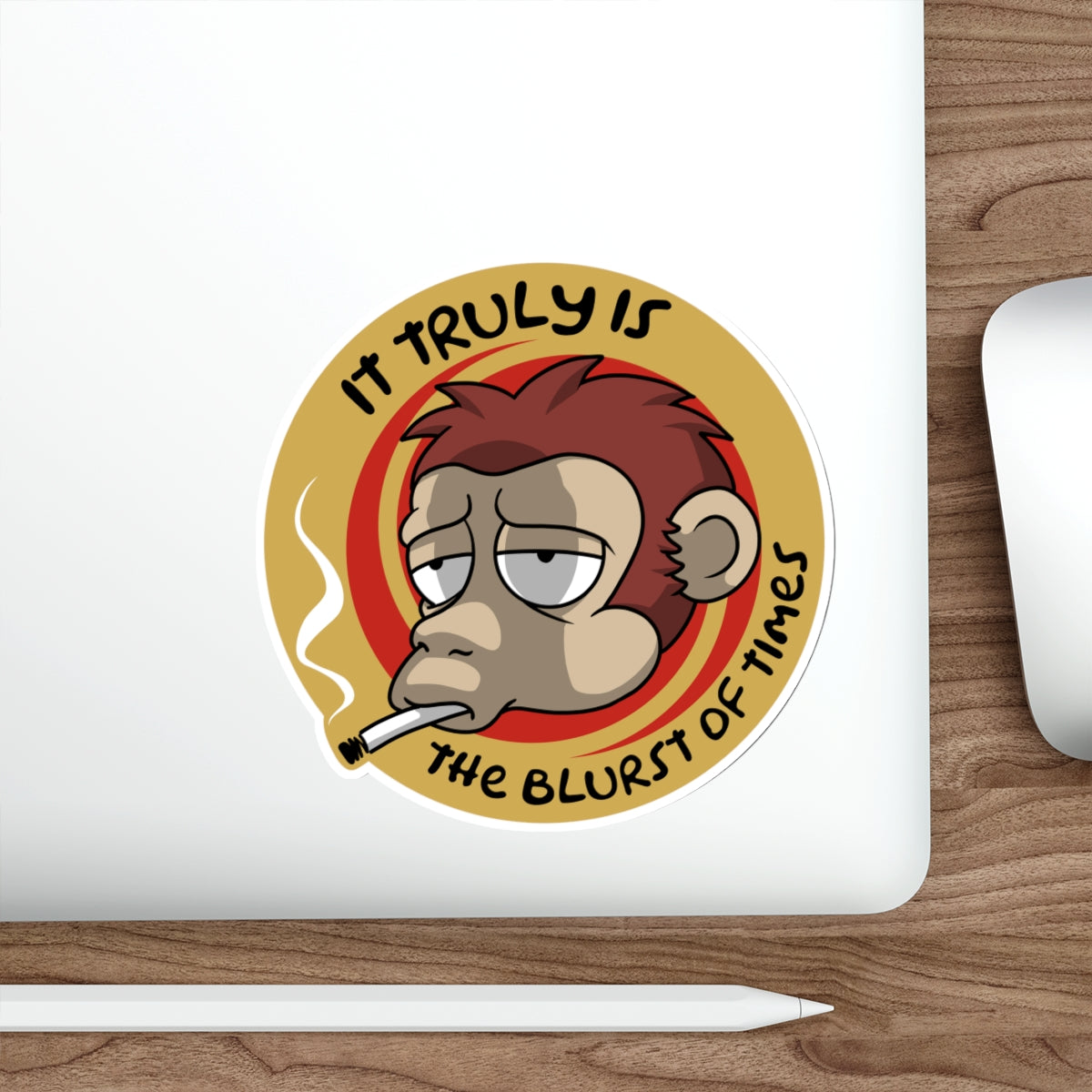 Blurst of Times vinyl sticker