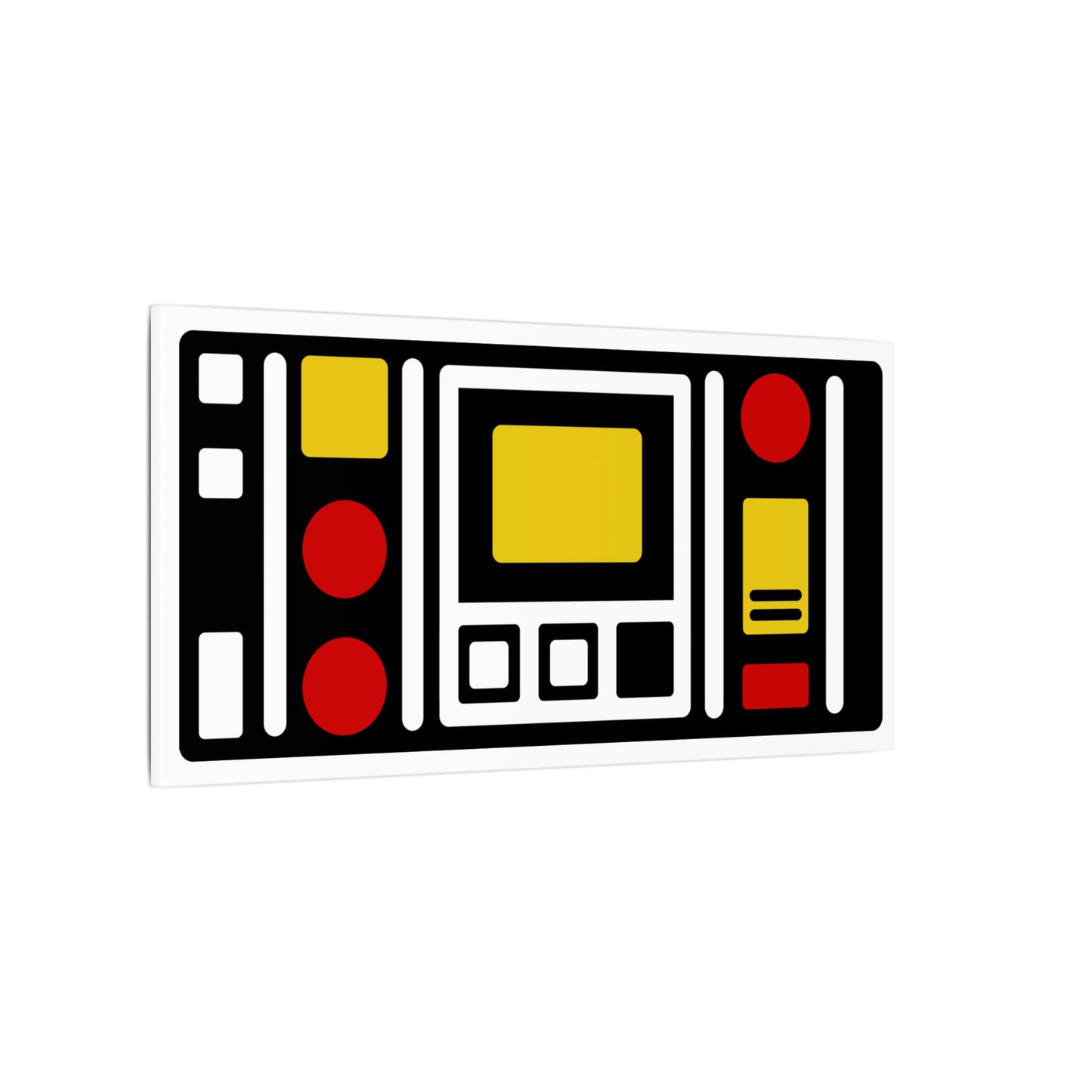 Block Control Panel canvas print