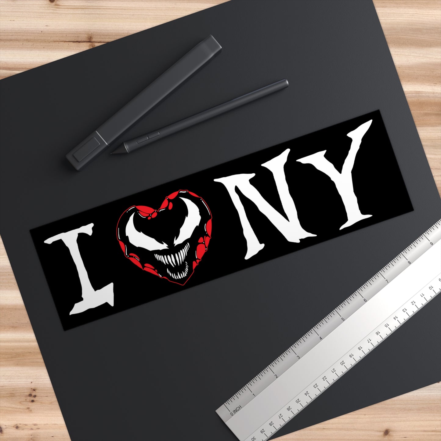 I Symbiote NY bumper sticker