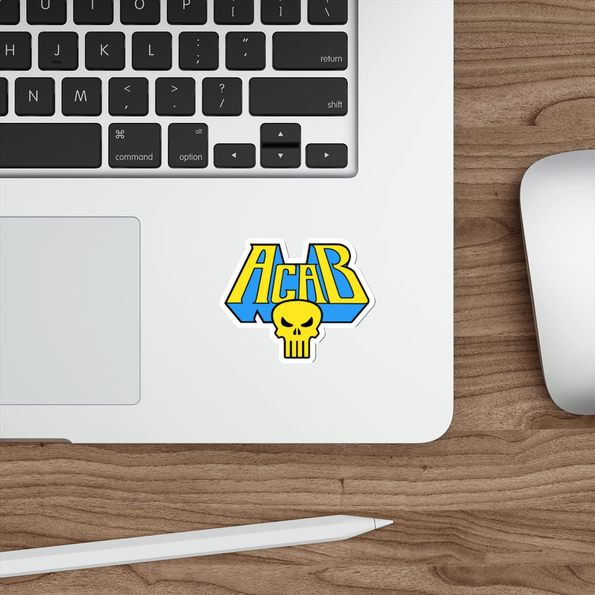 Archaic Corrupt And Broken YELLOW vinyl sticker