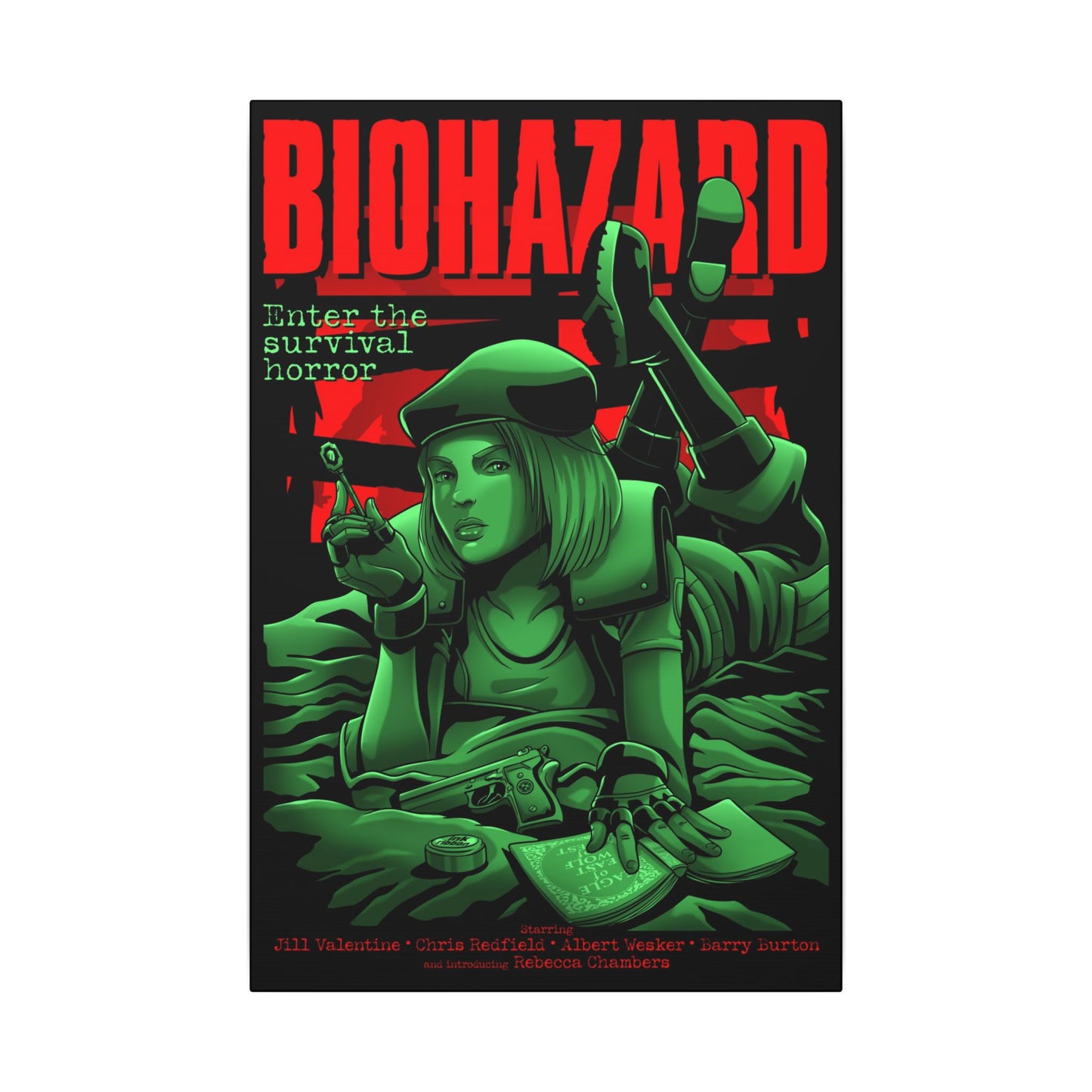 Resident Fiction DC VARIANT 16" x 24" canvas print