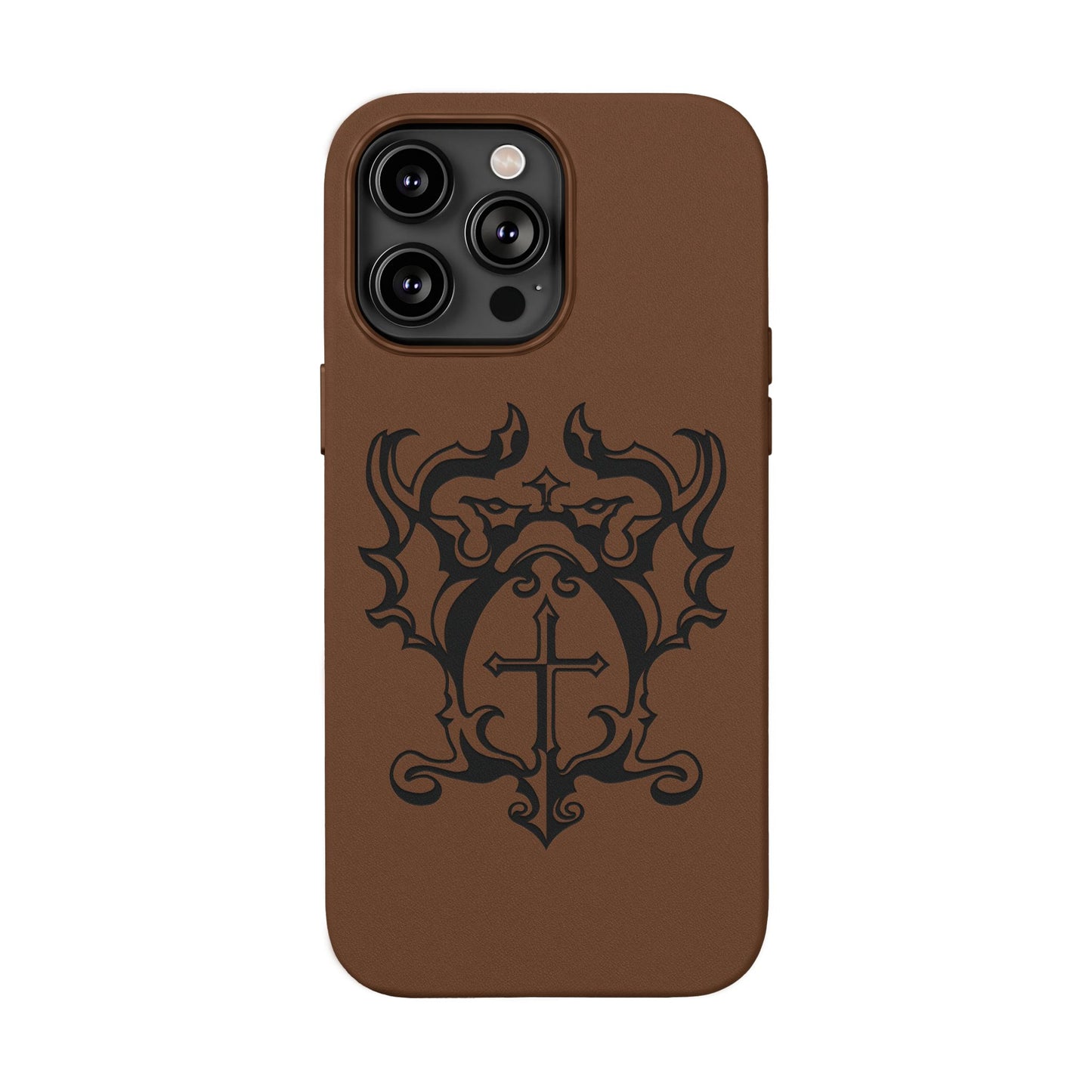 Vampire Killer Clan faux leather phone case