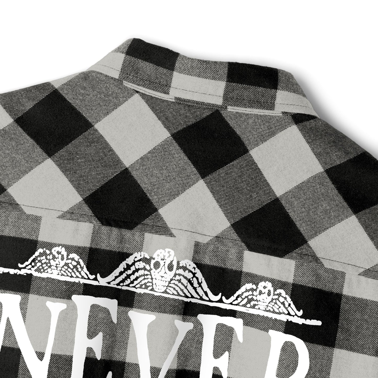 Never Trust the Living flannel shirt