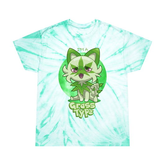 I'm a Grass Type tie-dye t-shirt
