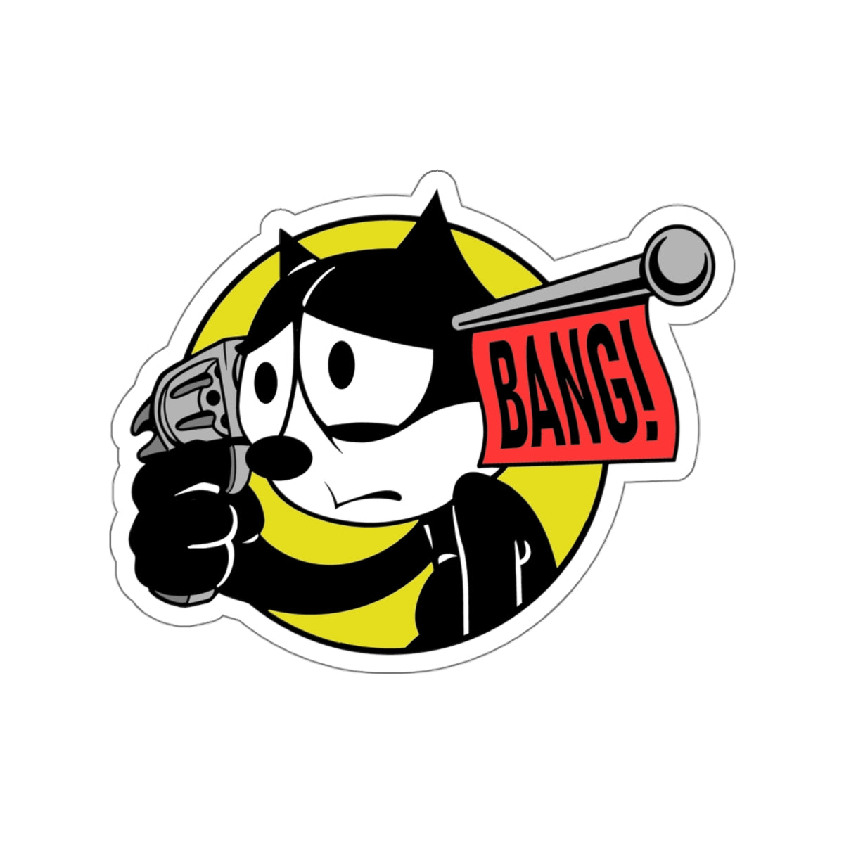 Jokes On Me vinyl sticker