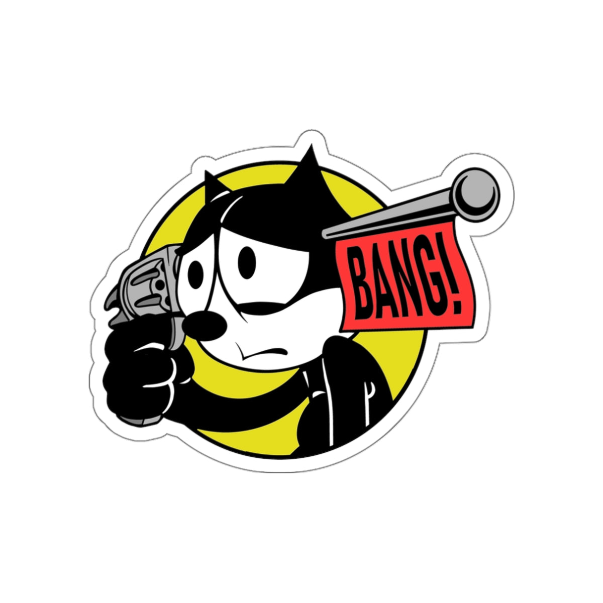 Jokes On Me vinyl sticker