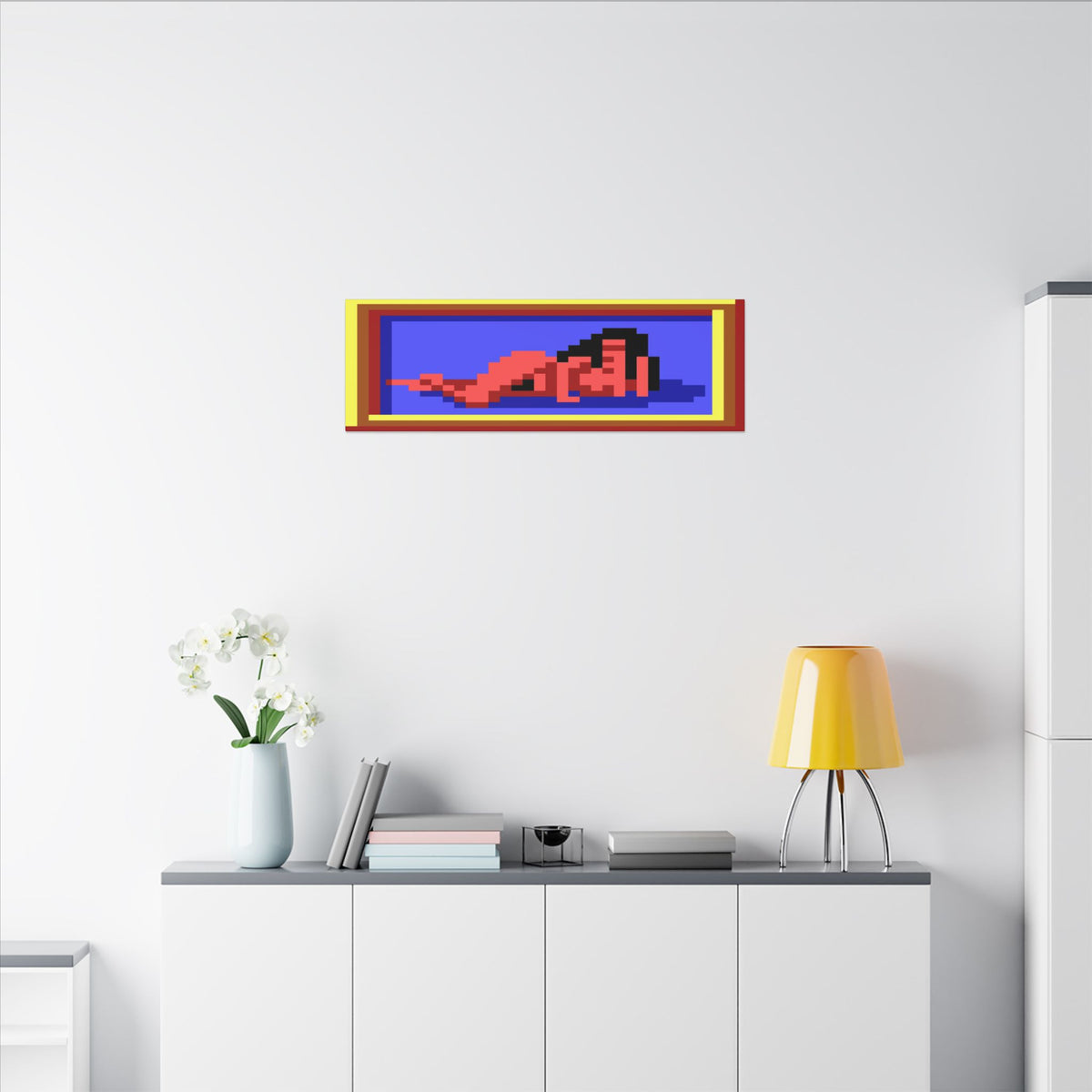 Lefty's Lo Rez Lady 60" x 20" canvas print