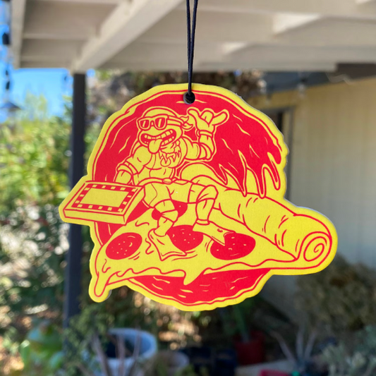 Sewer Surfer PINEAPPLE scented hanging air freshener