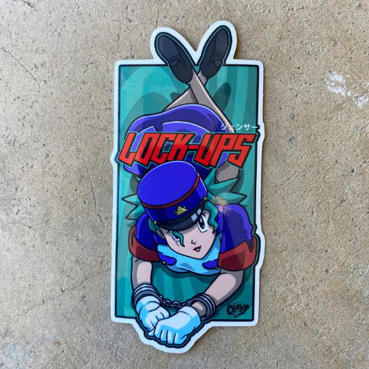 Lock-Ups  Officer Jenny vinyl sticker