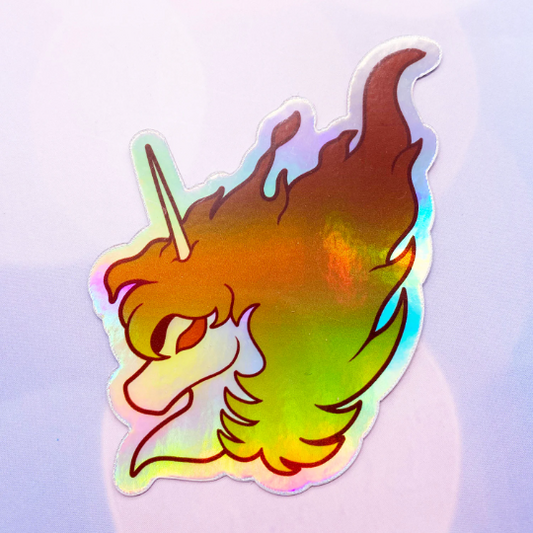 Area 88 holographic vinyl sticker