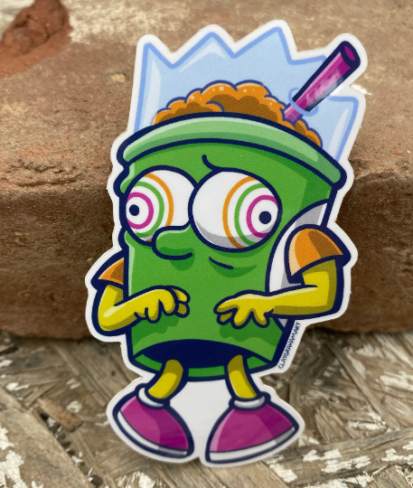 You Are What You Drink Squishee vinyl sticker