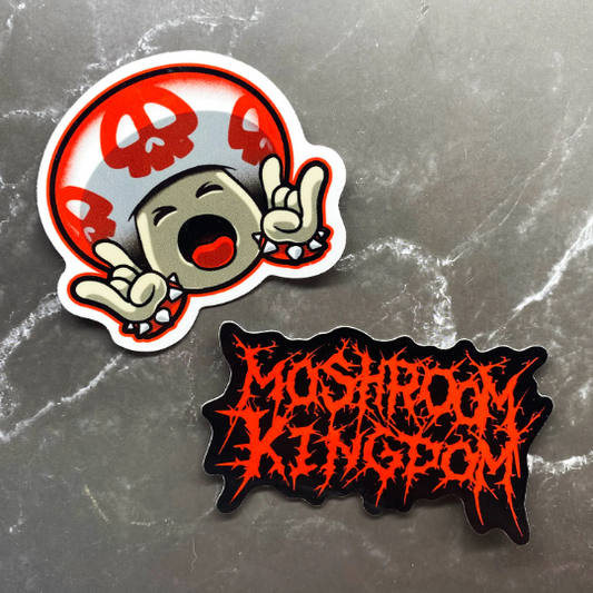 Moshroom Kingdom vinyl sticker set