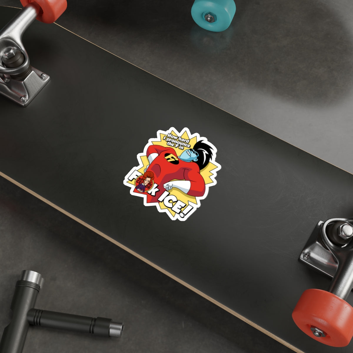 Eff ICE-azoid vinyl sticker