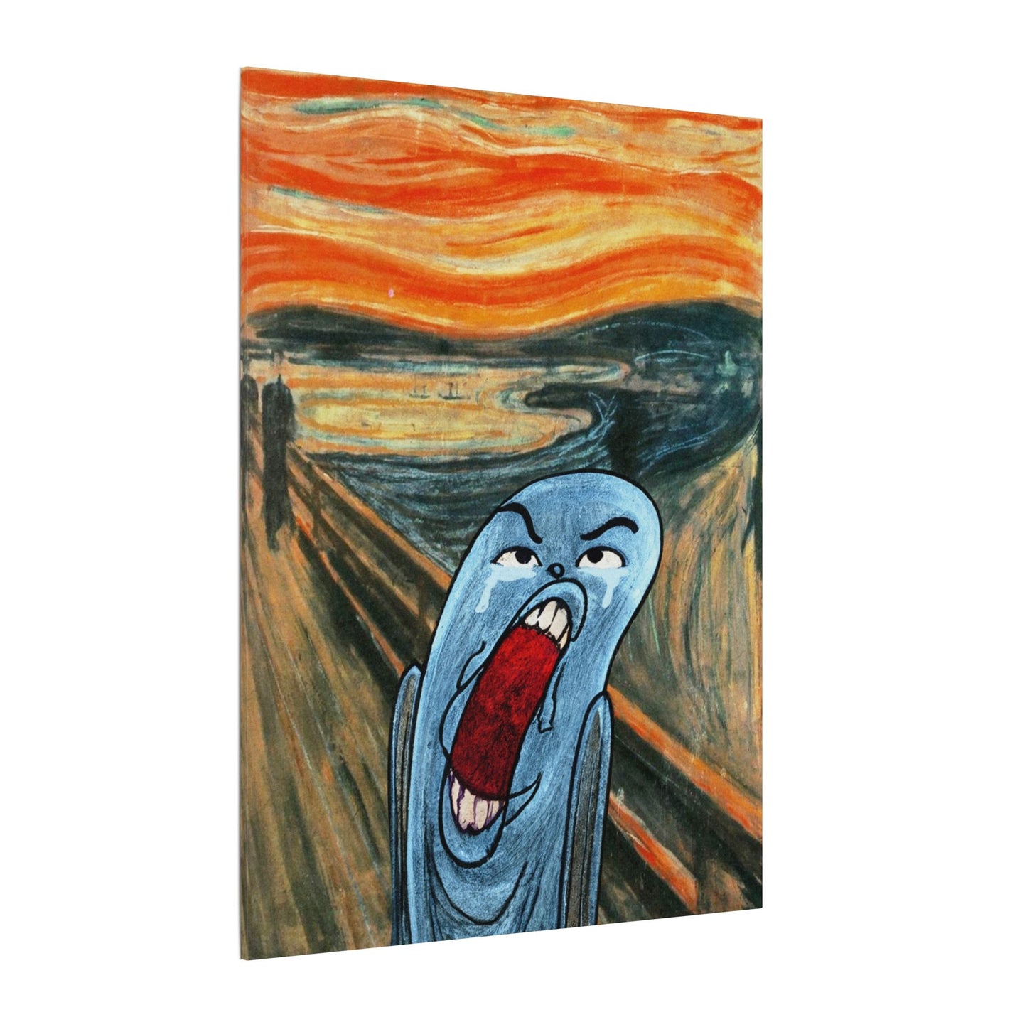 The Ugly Smell Scream canvas print
