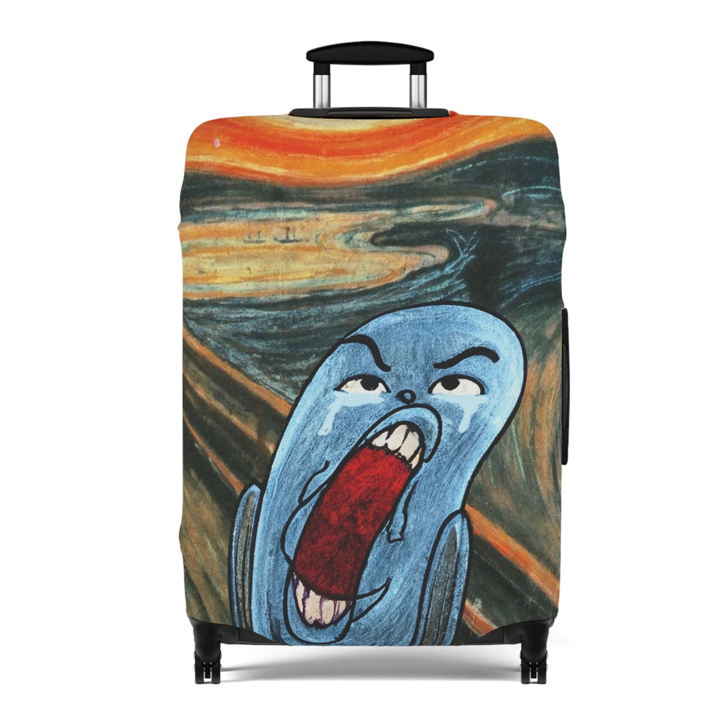 The Ugly Smell Scream luggage cover