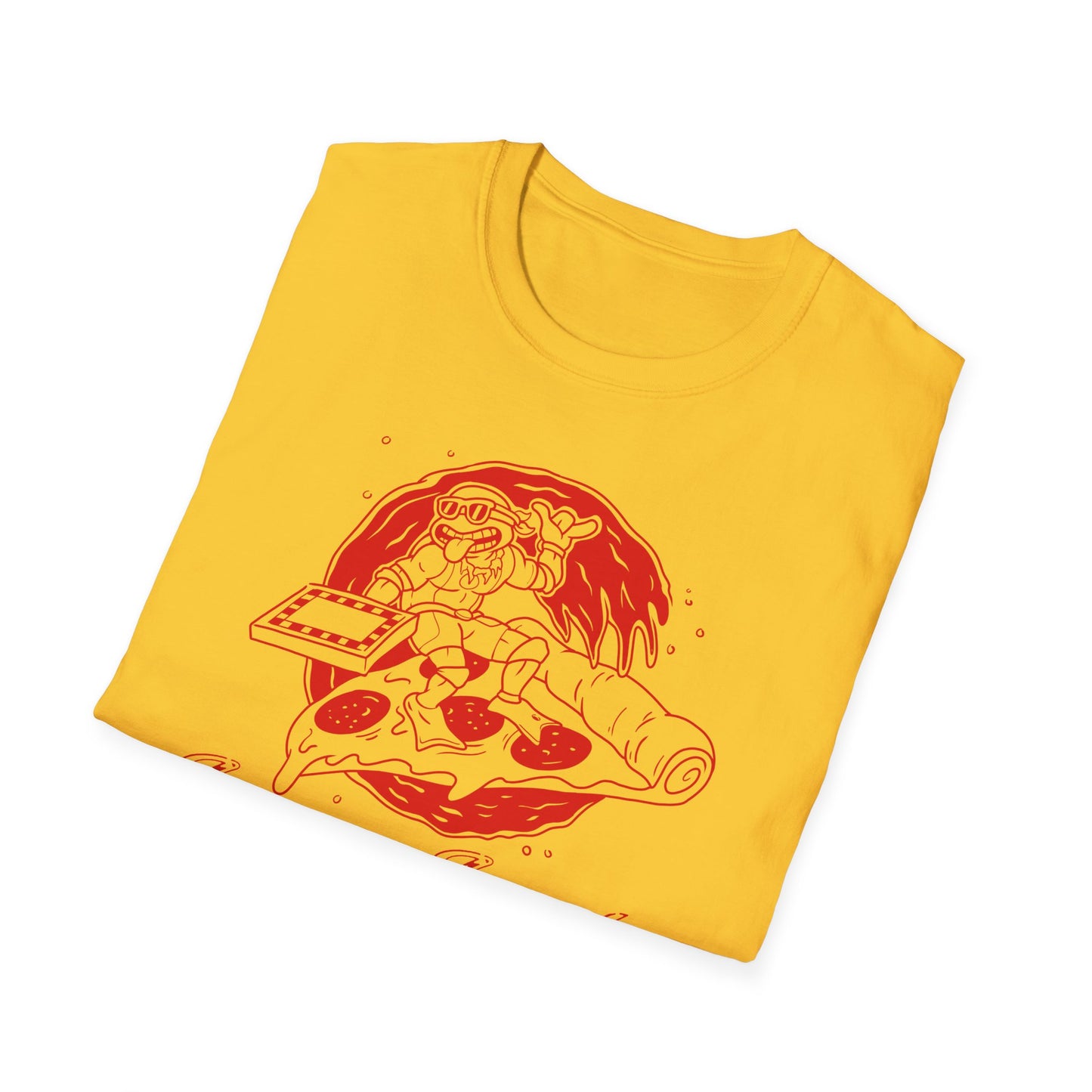 Sewer Surfer Pizza t-shirt