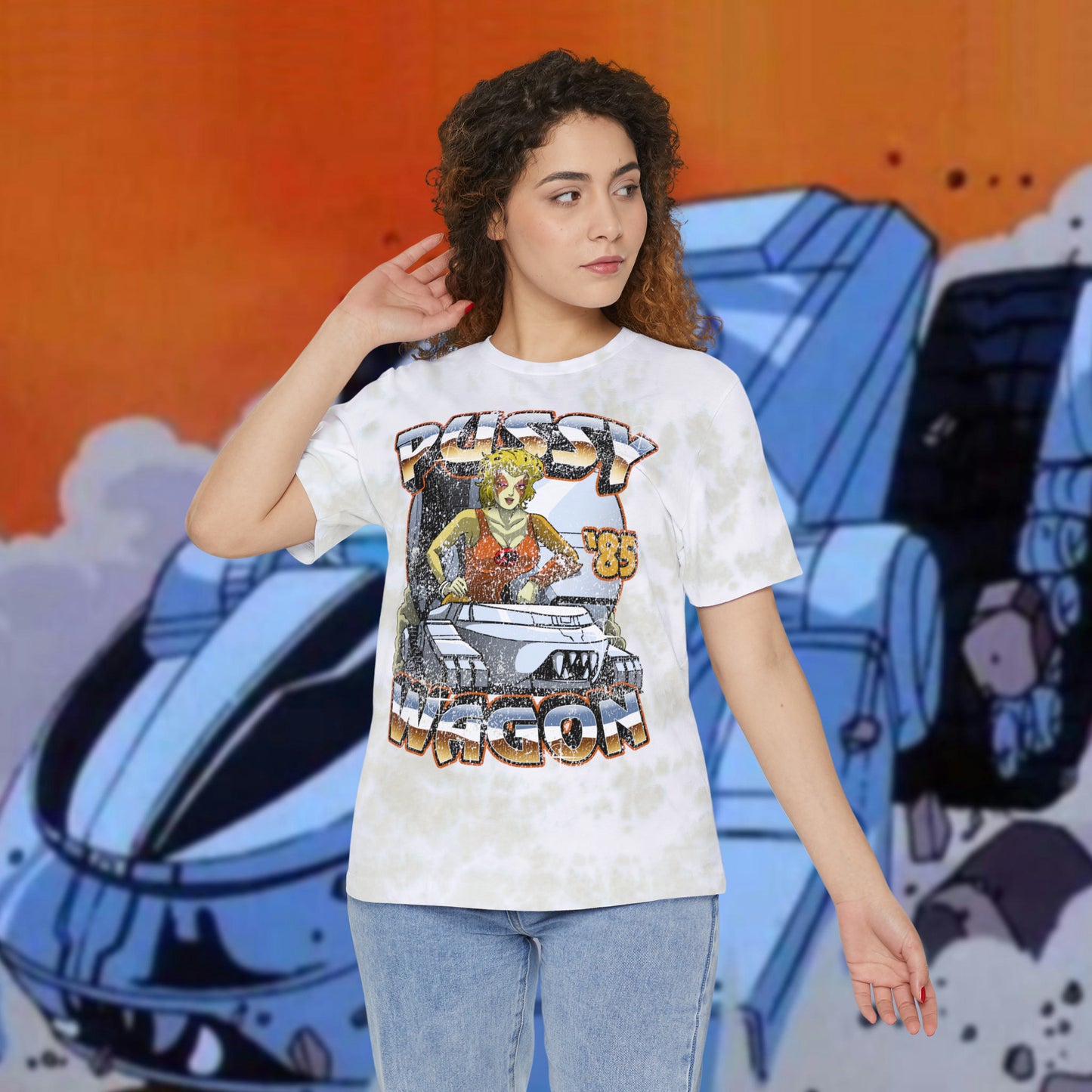 Pussy Wagon 2.0 tie-dye t-shirt
