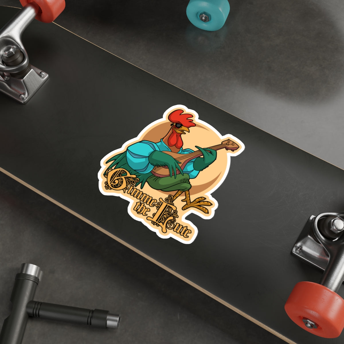 Gimme the Lute vinyl sticker