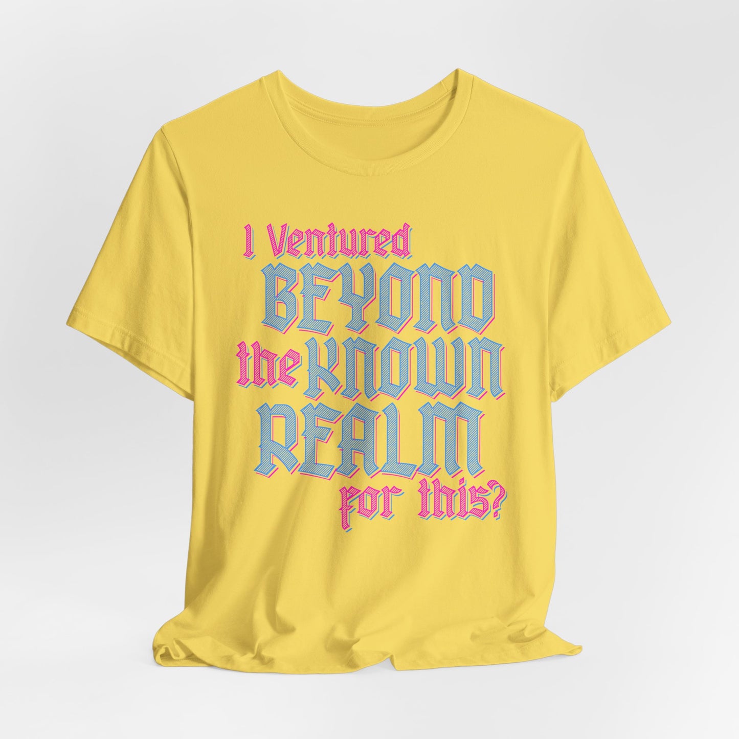 I Ventured Beyond the Known Realm For This? t-shirt
