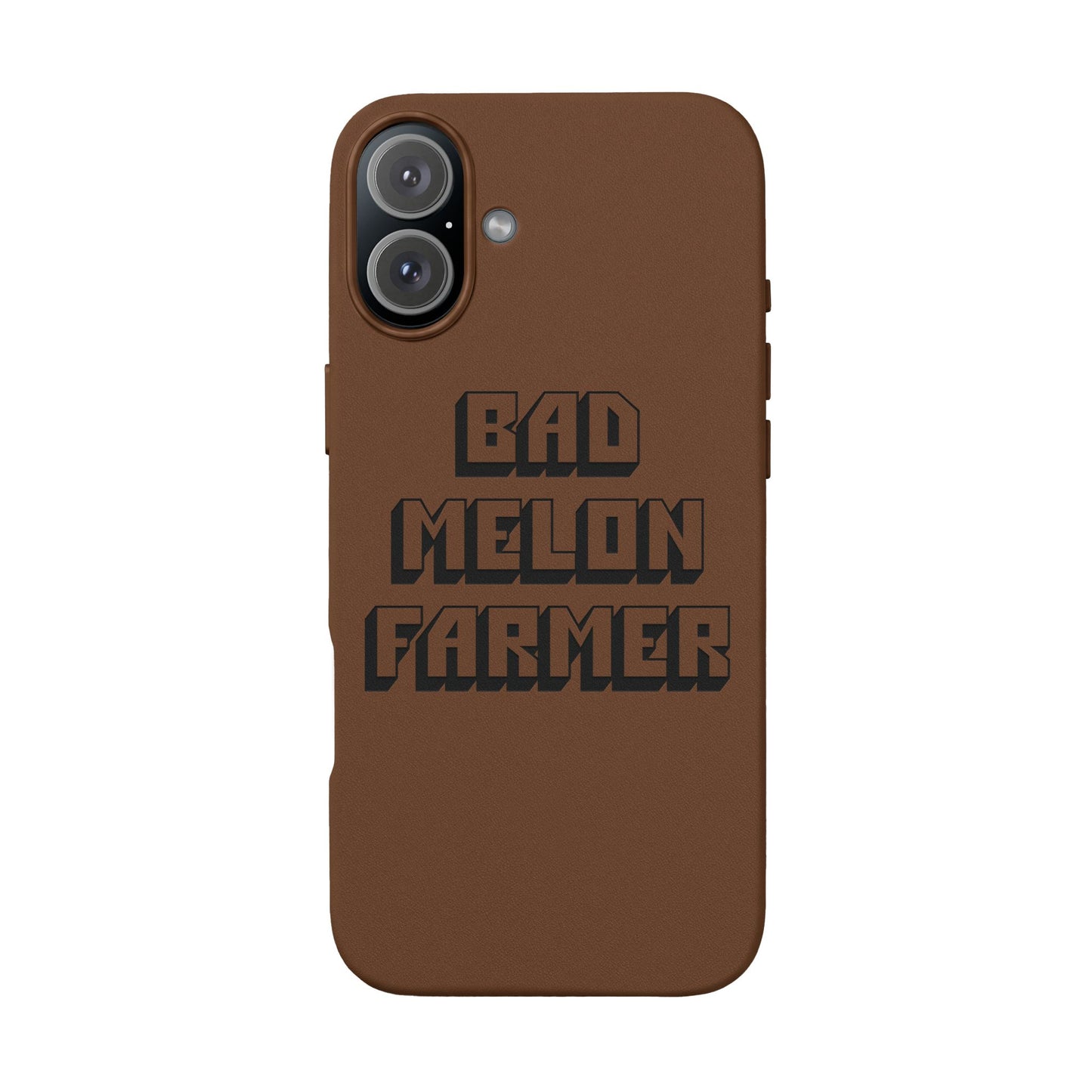 Bad Melon Farmer faux leather phone case
