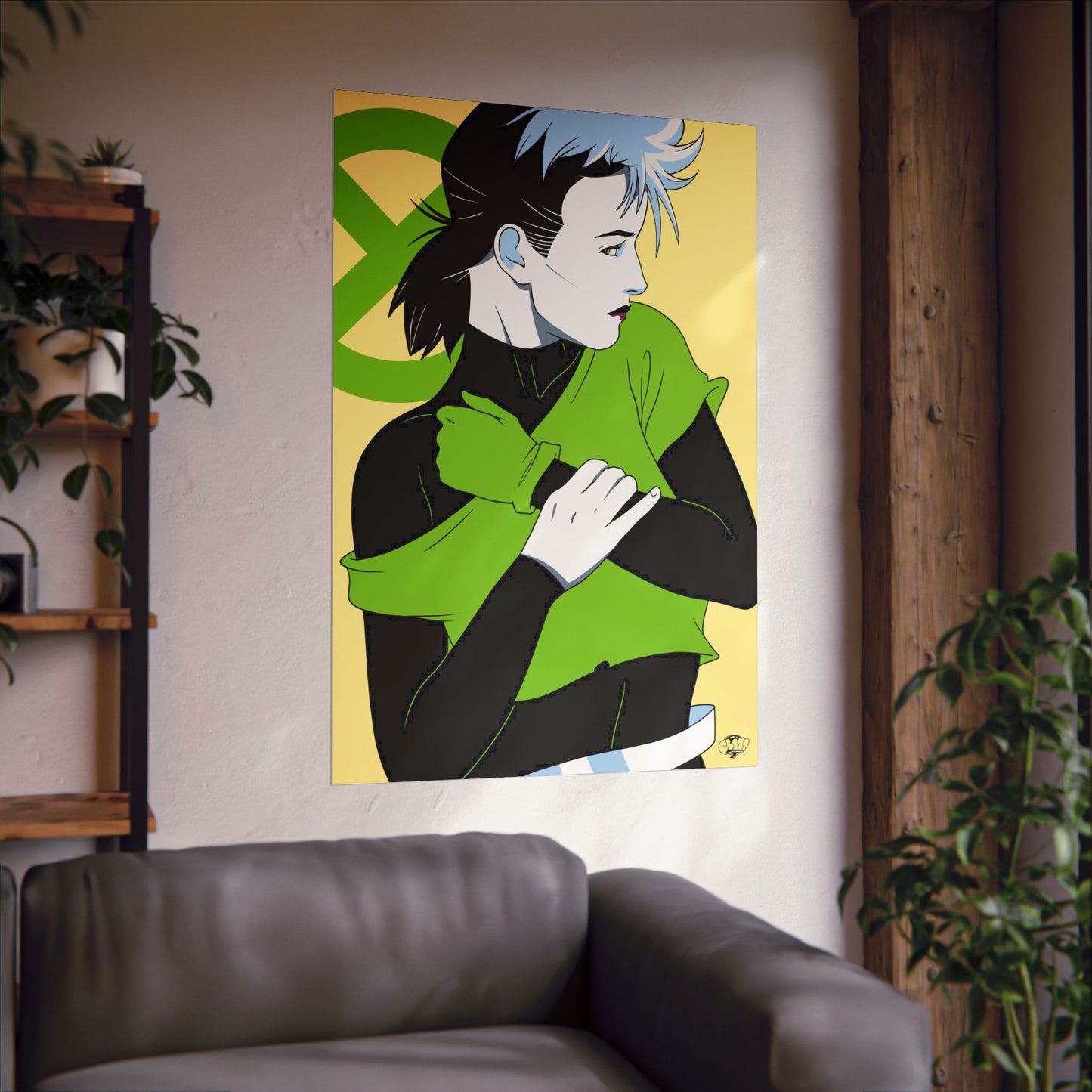 Rogue Glove '80s matte poster