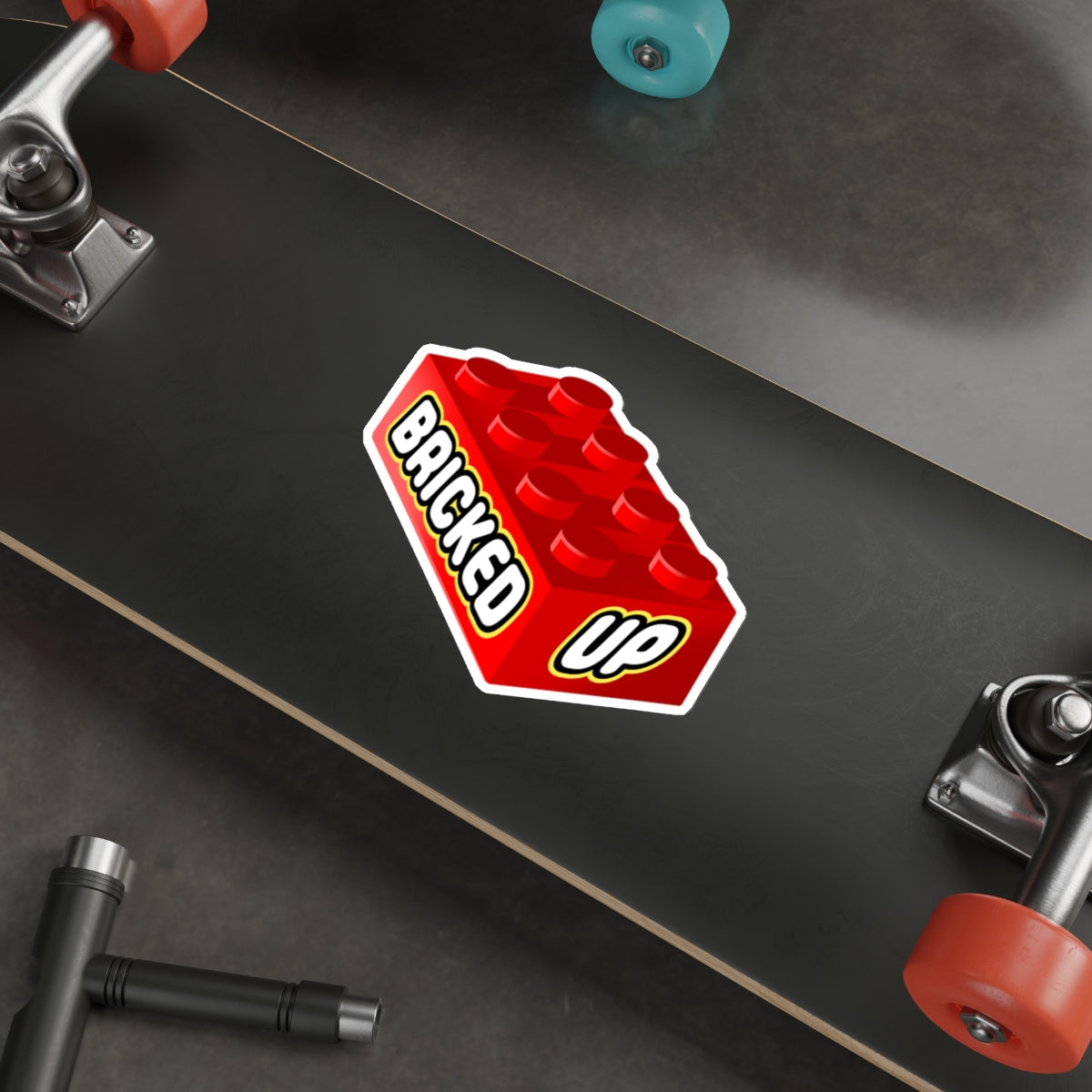 Bricked Up vinyl sticker