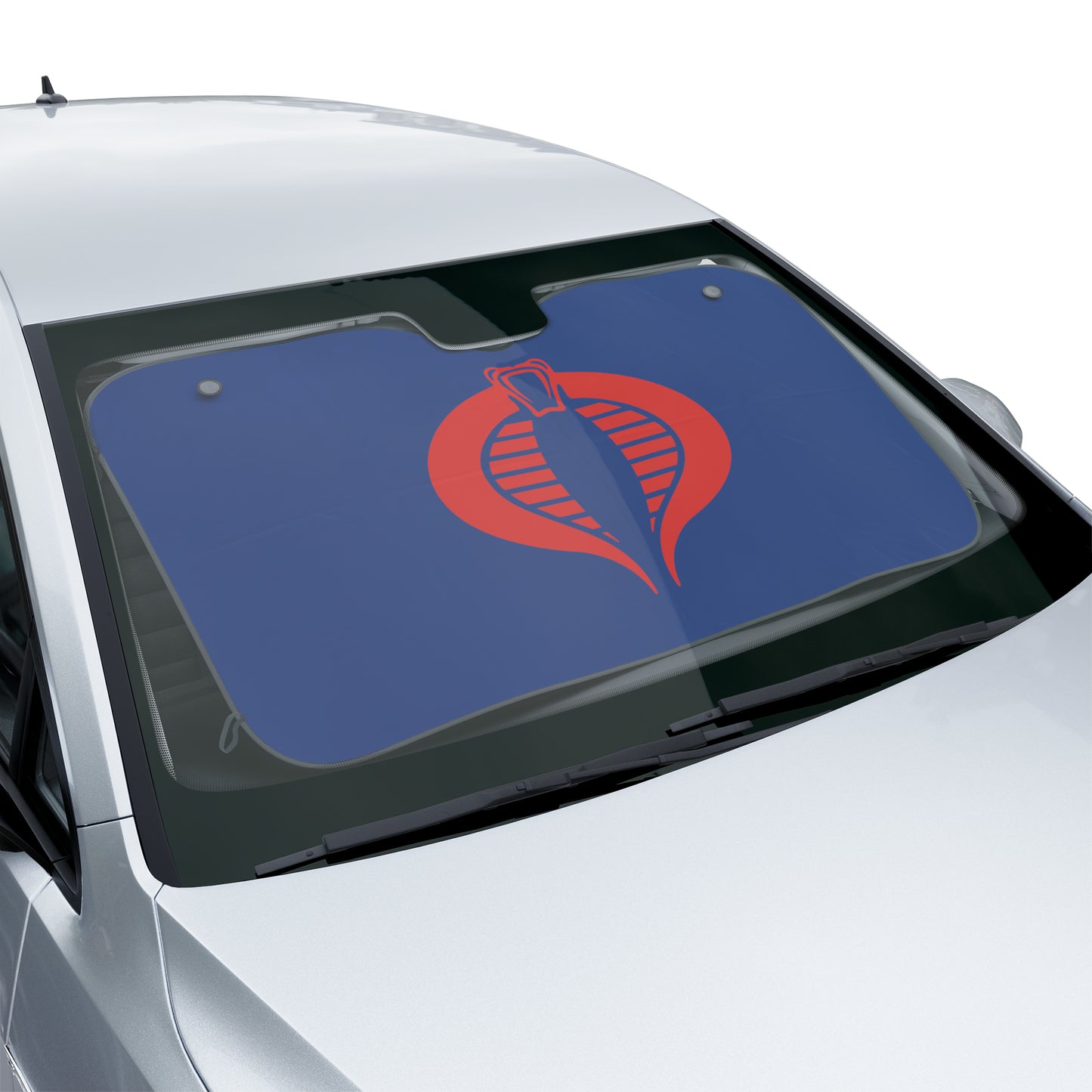 COBRA (blue) car sun shade