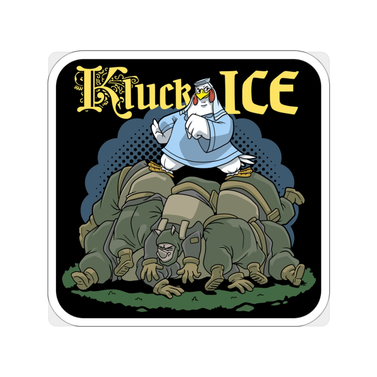 Kluck ICE vinyl sticker
