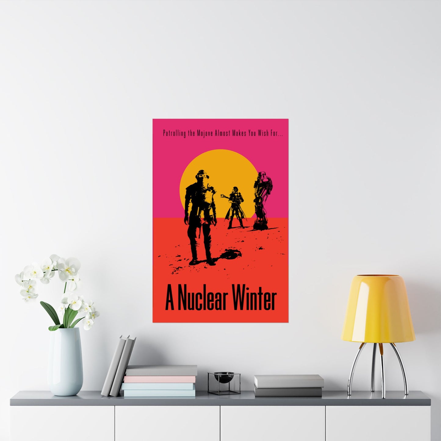 A Nuclear Winter in the Wasteland matte poster