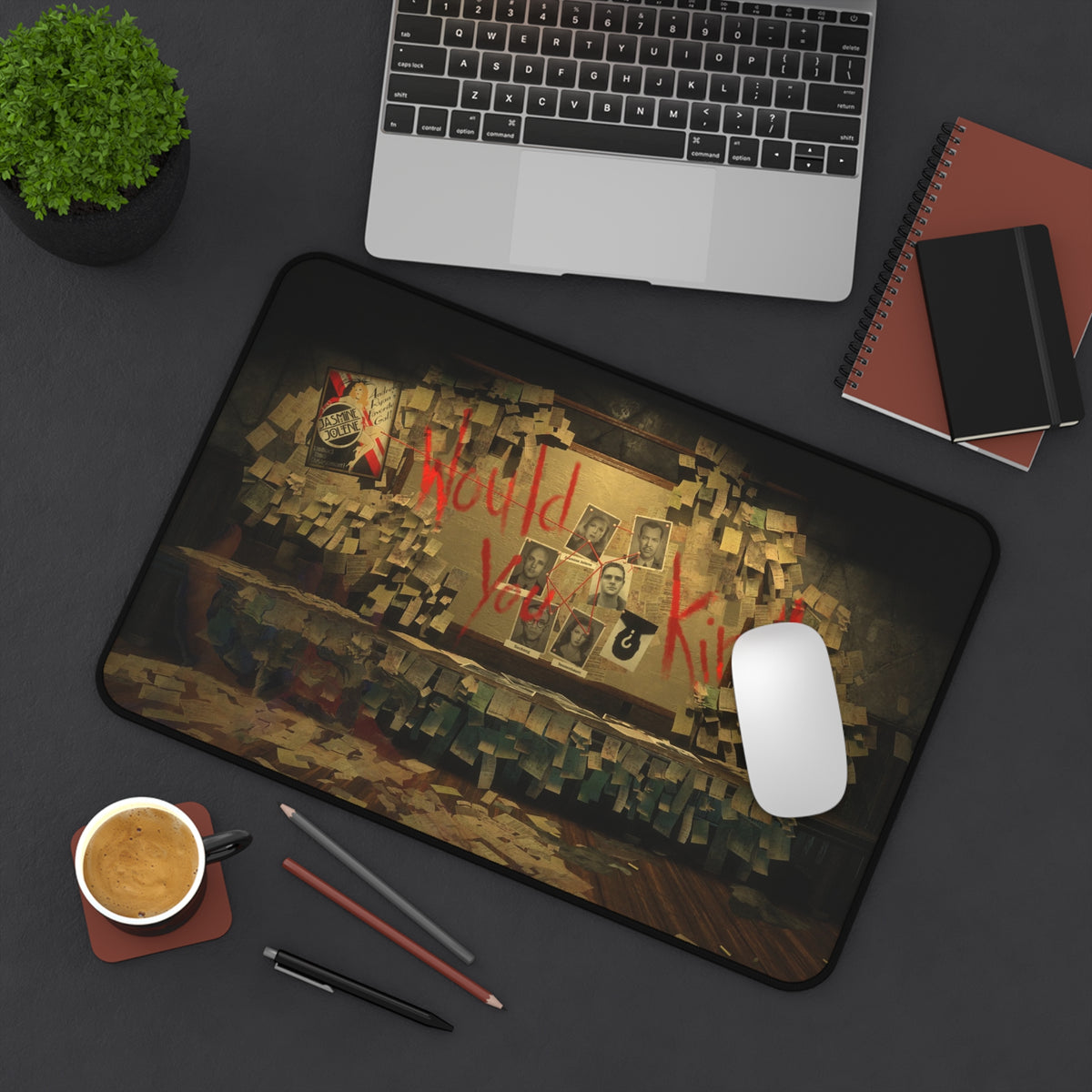 Would You Kindly desk mat