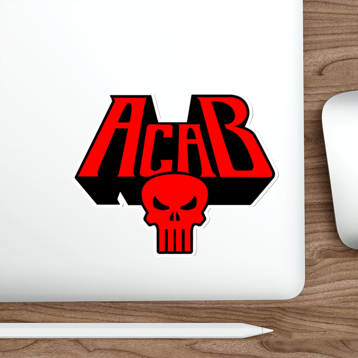 Archaic Corrupt And Broken RED vinyl sticker