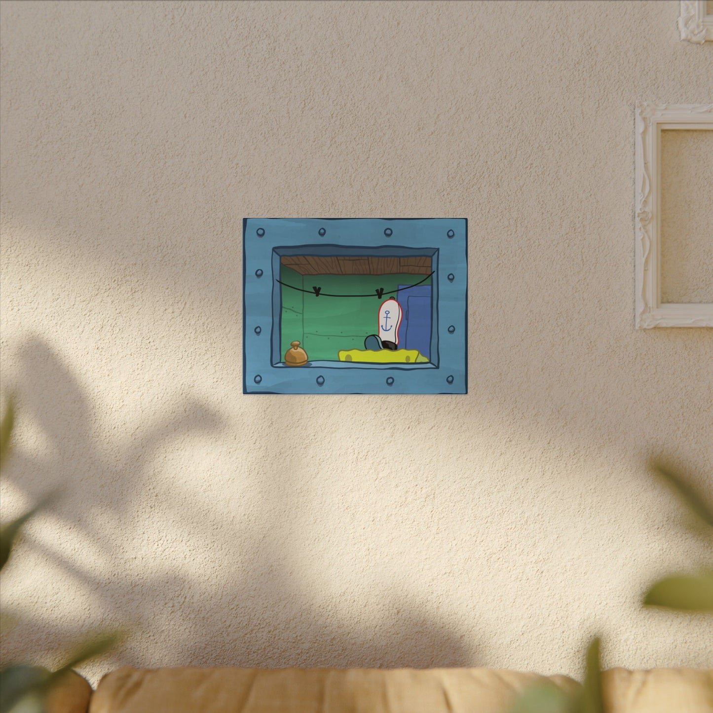 Fry Cook Window canvas print