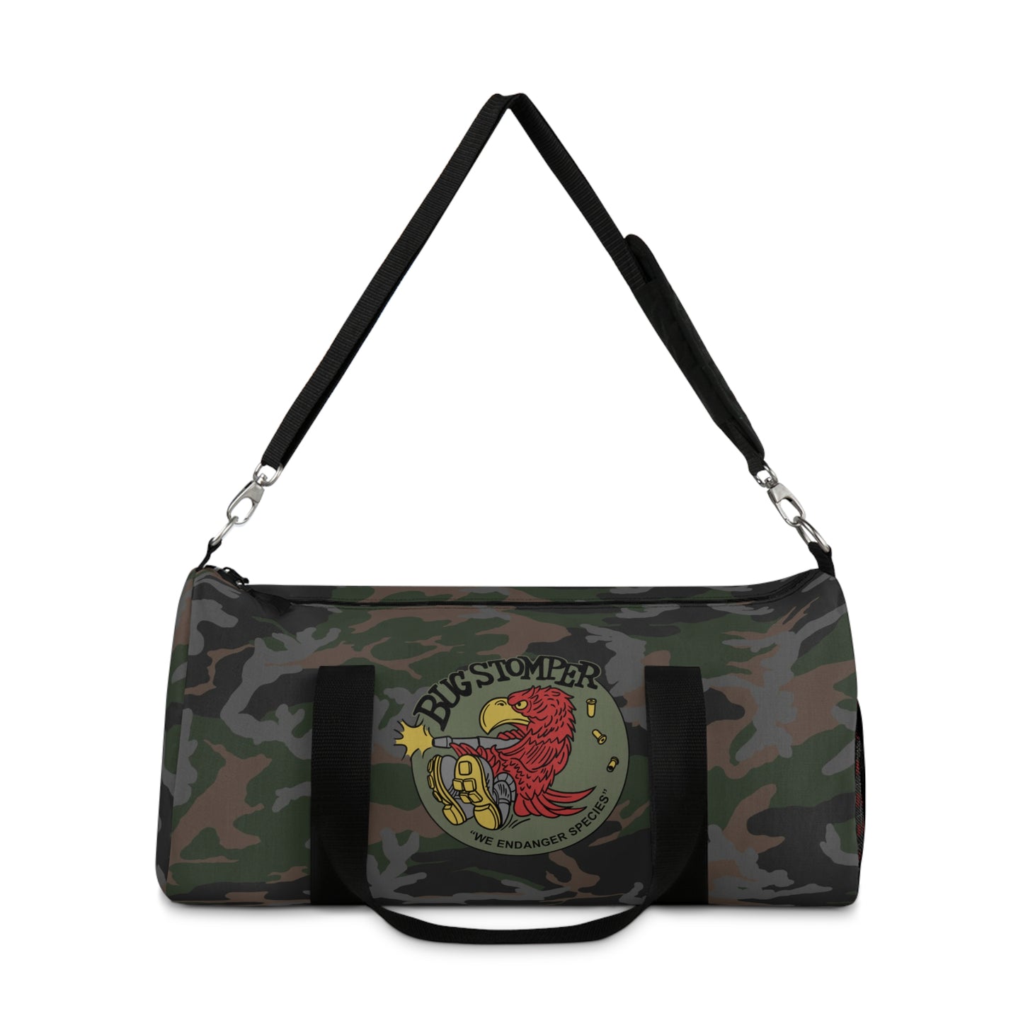 Bug Stomper duffel bag