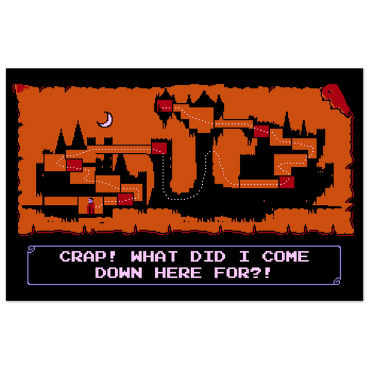 Forgetfulvania semi-gloss poster