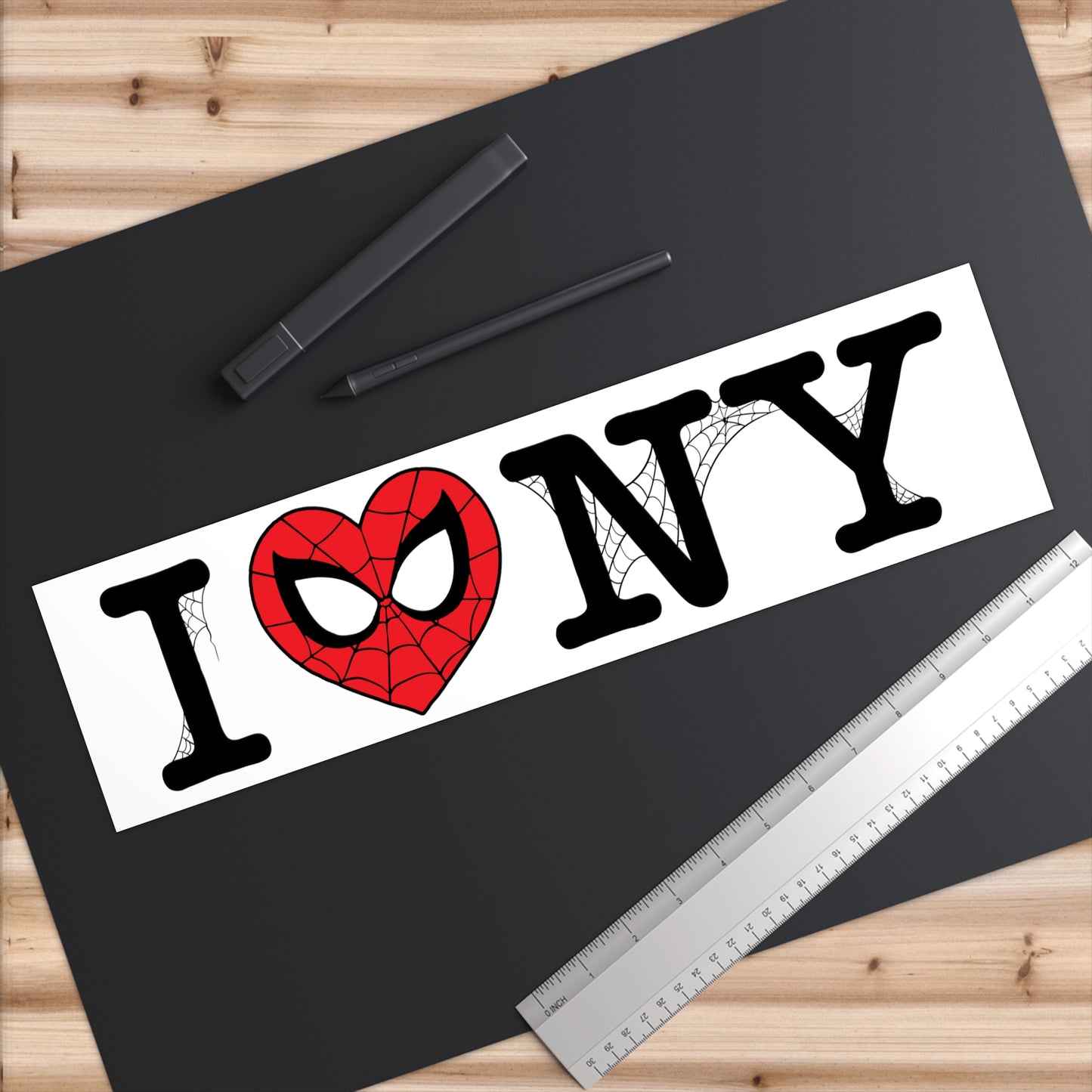 I SPIDEY NY bumper sticker