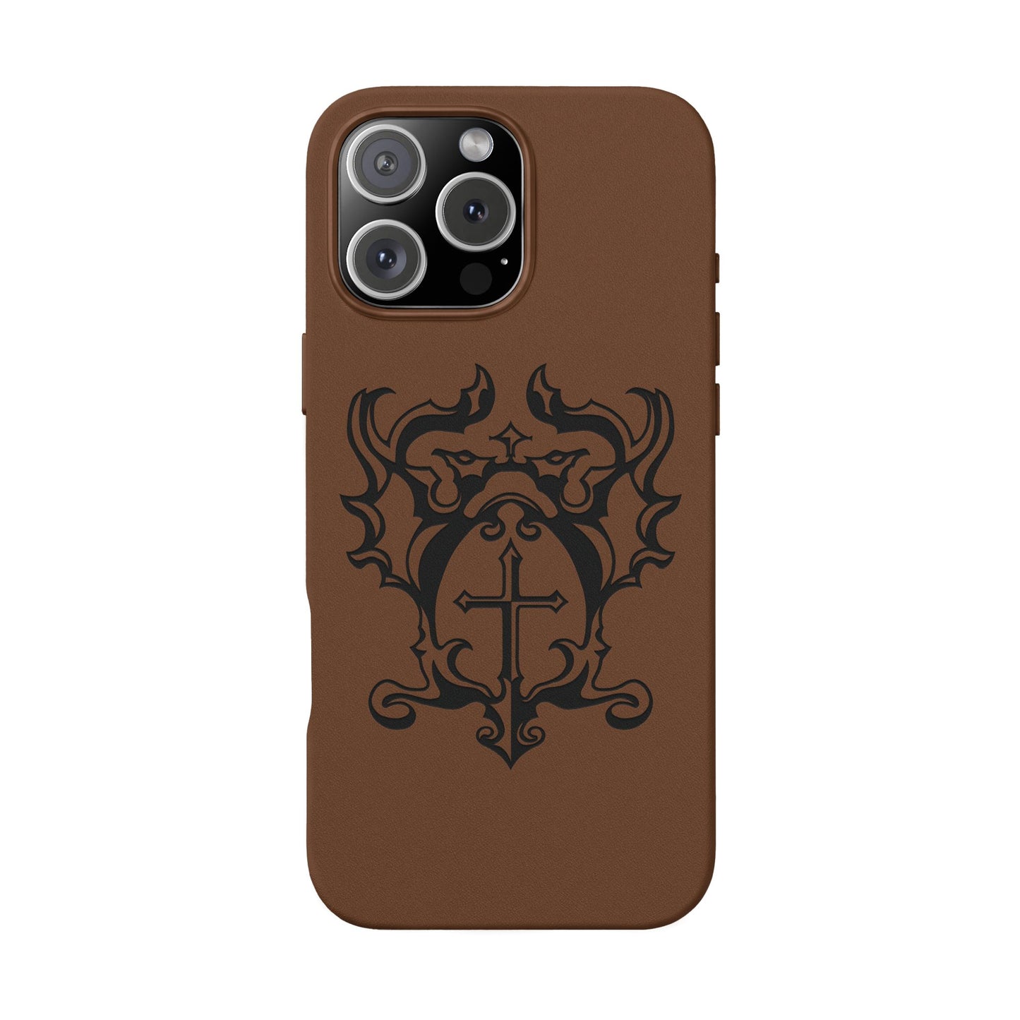 Vampire Killer Clan faux leather phone case