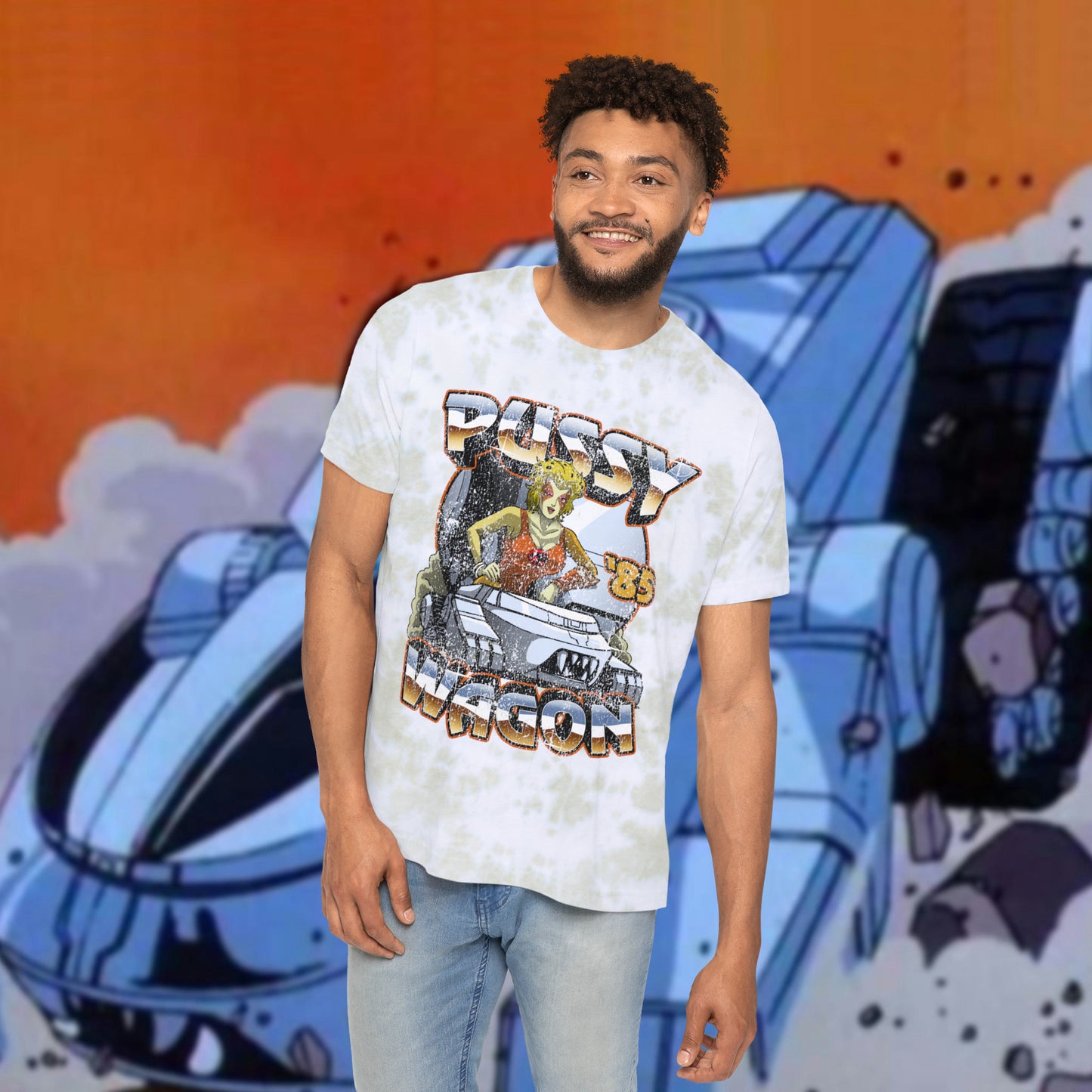 Pussy Wagon 2.0 tie-dye t-shirt