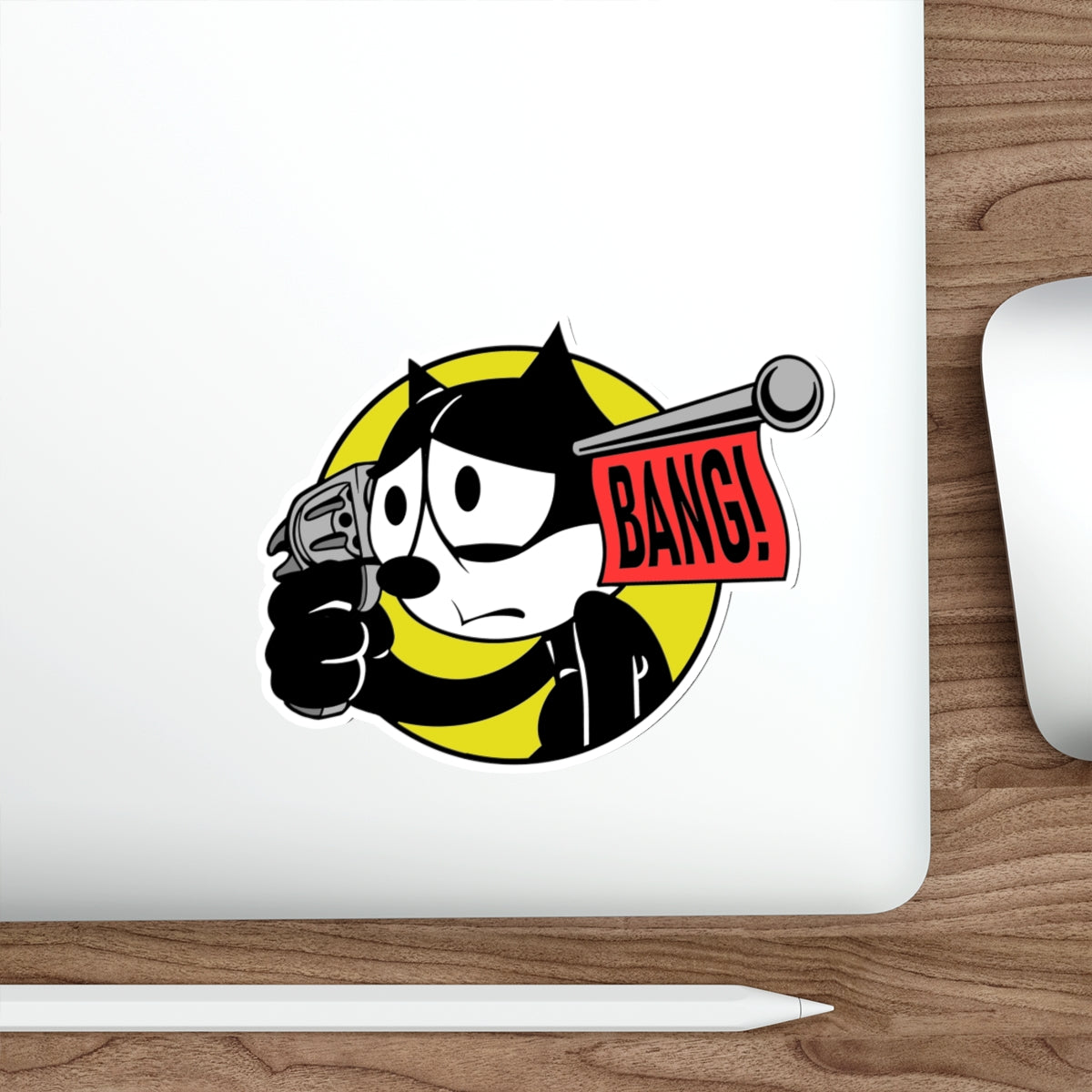 Jokes On Me vinyl sticker