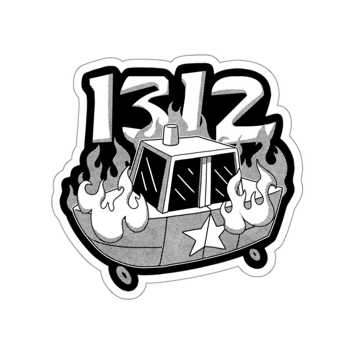 SB-1312 vinyl sticker