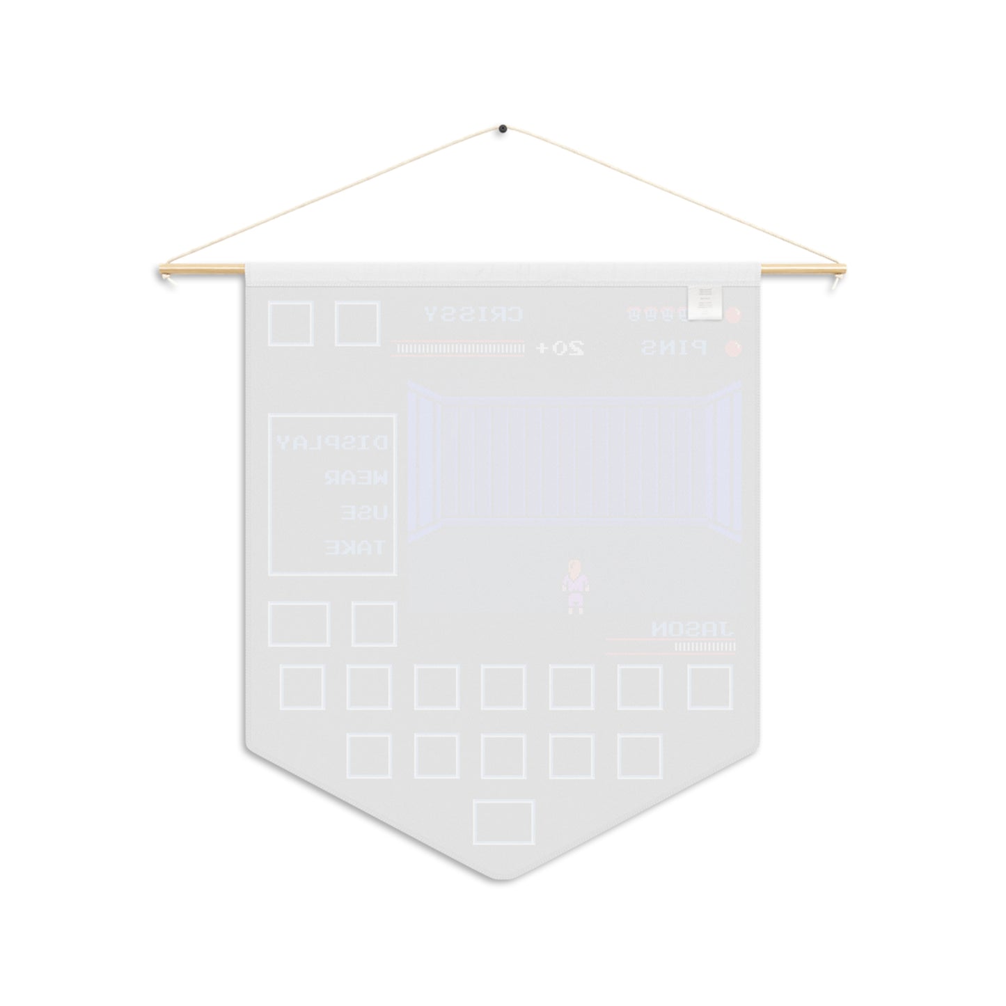 Camp Pixel Lake Pinventory Pennant
