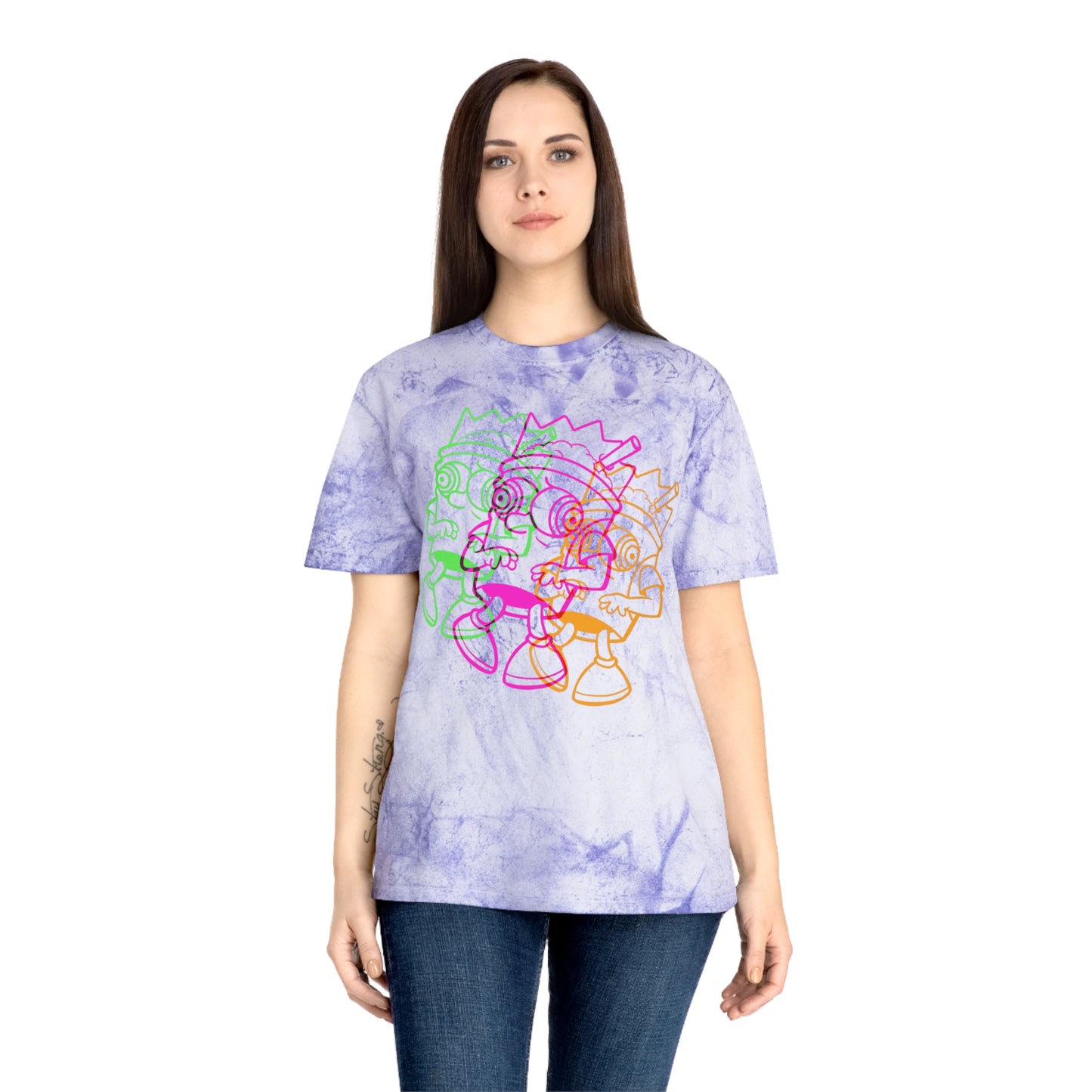 Squishee Addict color blast t-shirt