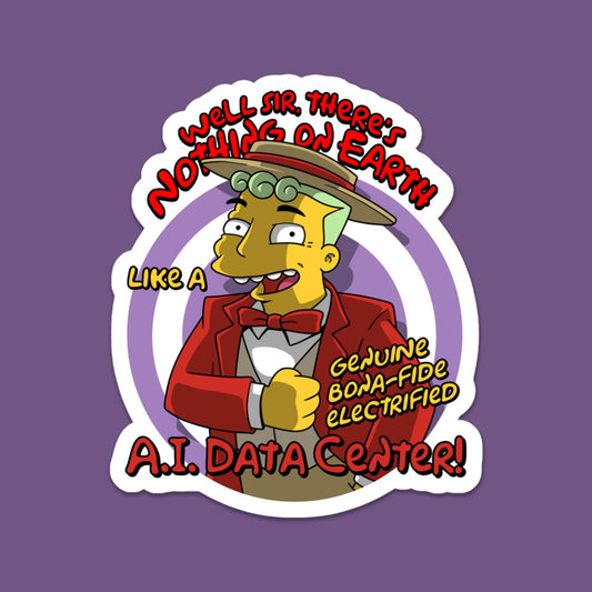 Springfield Data Center vinyl sticker