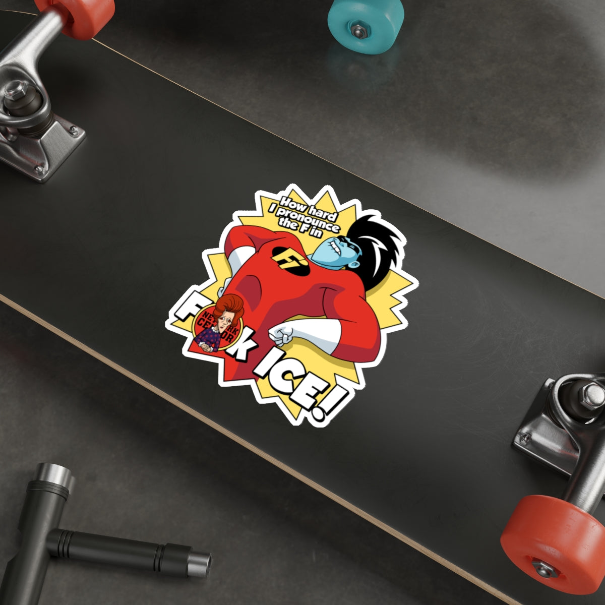 Eff ICE-azoid vinyl sticker