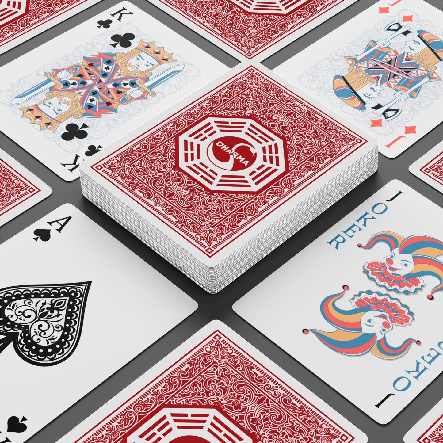 Dharma Swan playing cards